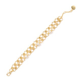 Double thread chain bracelet Ninive - Gold - Sodini Bijoux