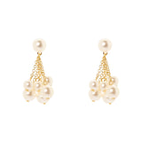 Cluster earrings Ninive - Gold - Sodini Bijoux