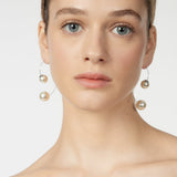 Ear cuff earrings Ninive - Silver - Sodini Bijoux