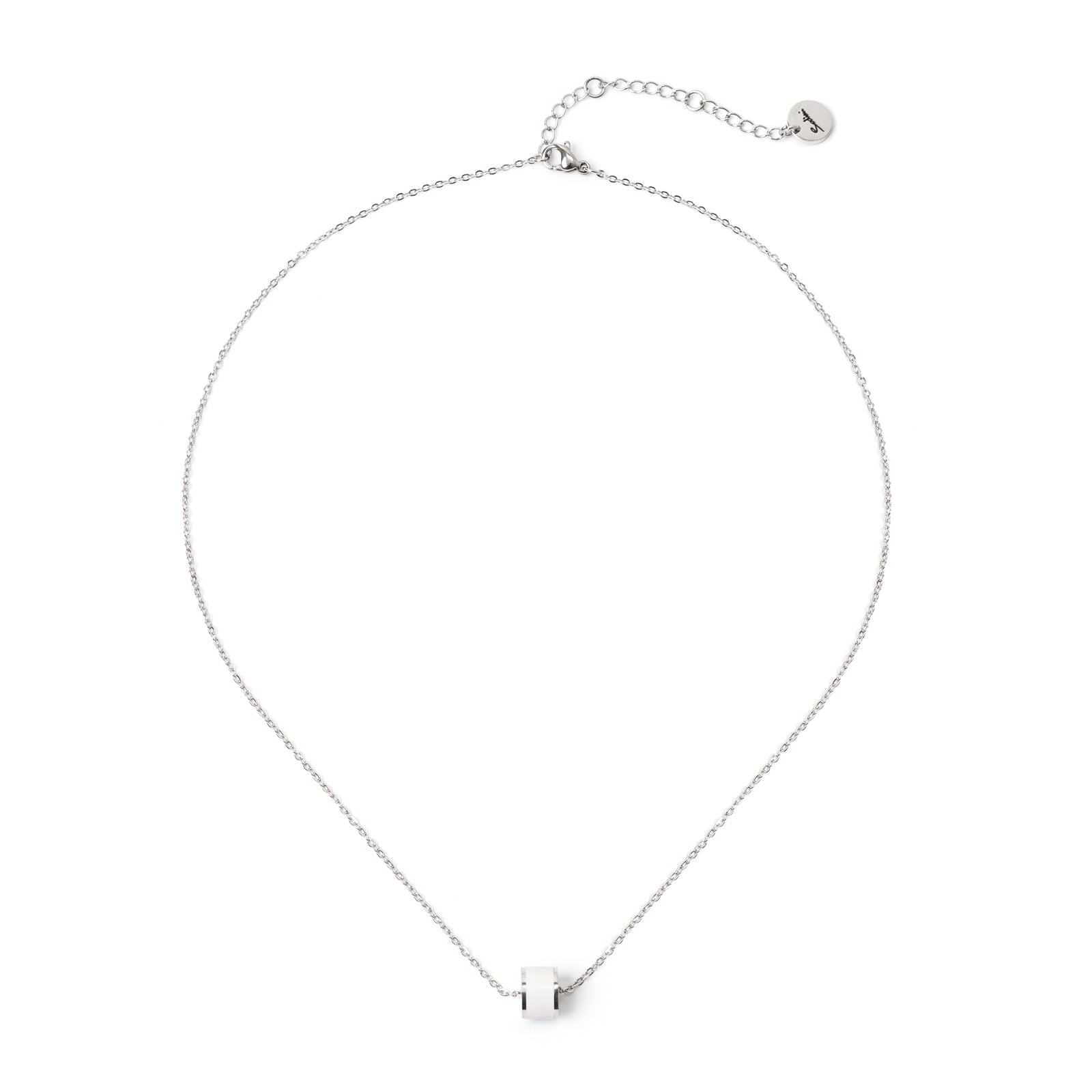 Girocollo con cilindretto Candy - Bianco - Sodini Bijoux