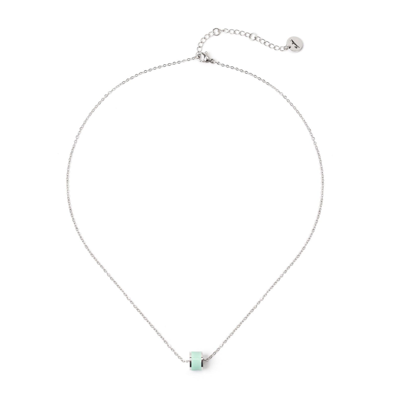 Girocollo con cilindretto Candy - Acquamarina - Sodini Bijoux