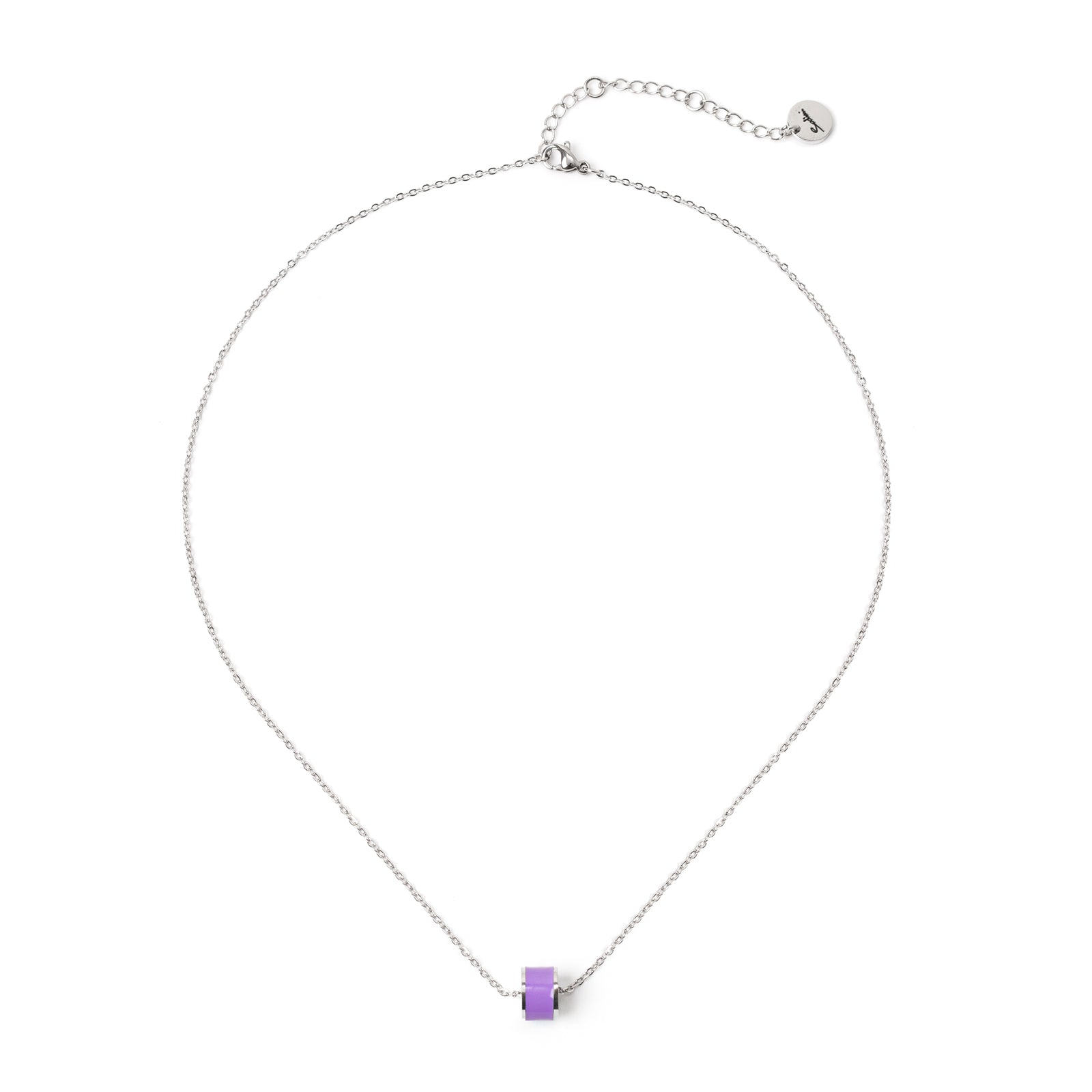 Girocollo con cilindretto Candy - Viola - Sodini Bijoux
