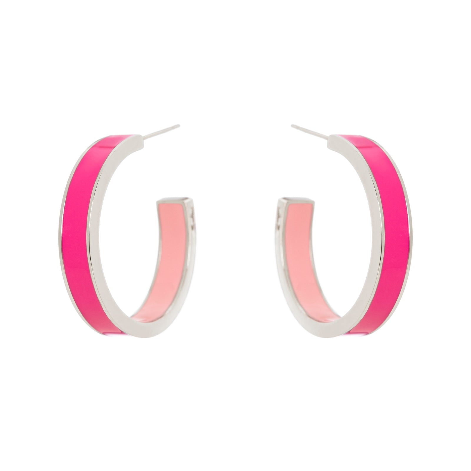 Orecchini a fascia Candy - Rosa e fucsia - Sodini Bijoux