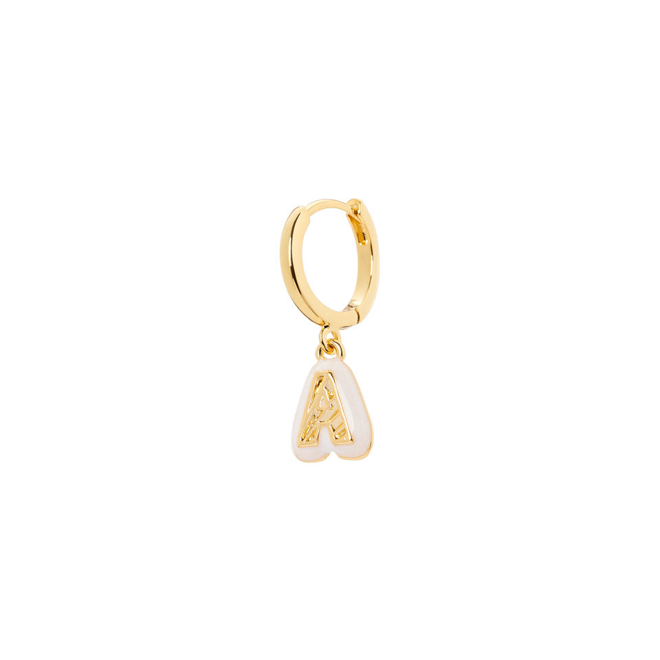 Mono earring letter A Charming Letters - Letter to - Sodini Bijoux