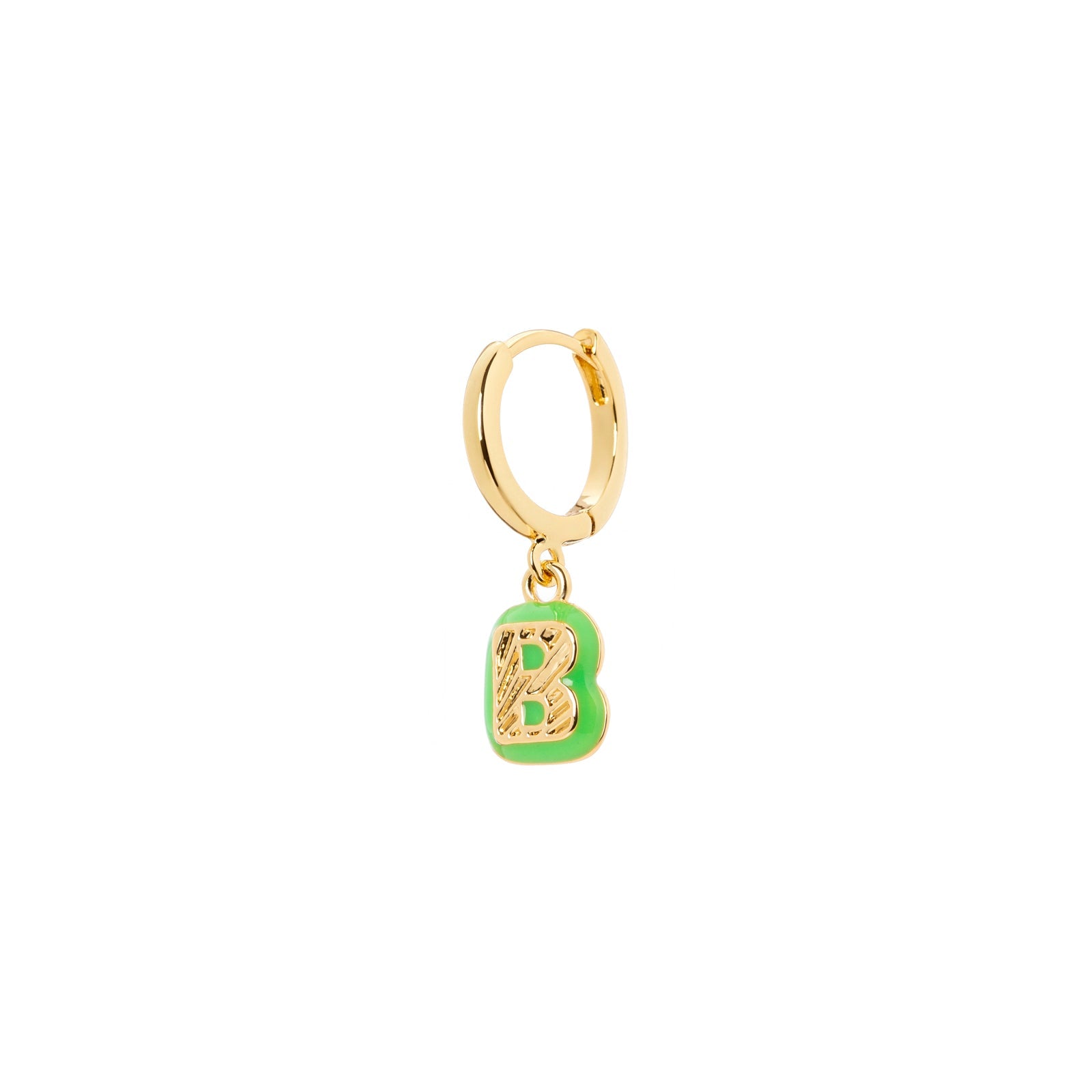 Mono orecchino lettera B Charming Letters - Lettera b - Sodini Bijoux