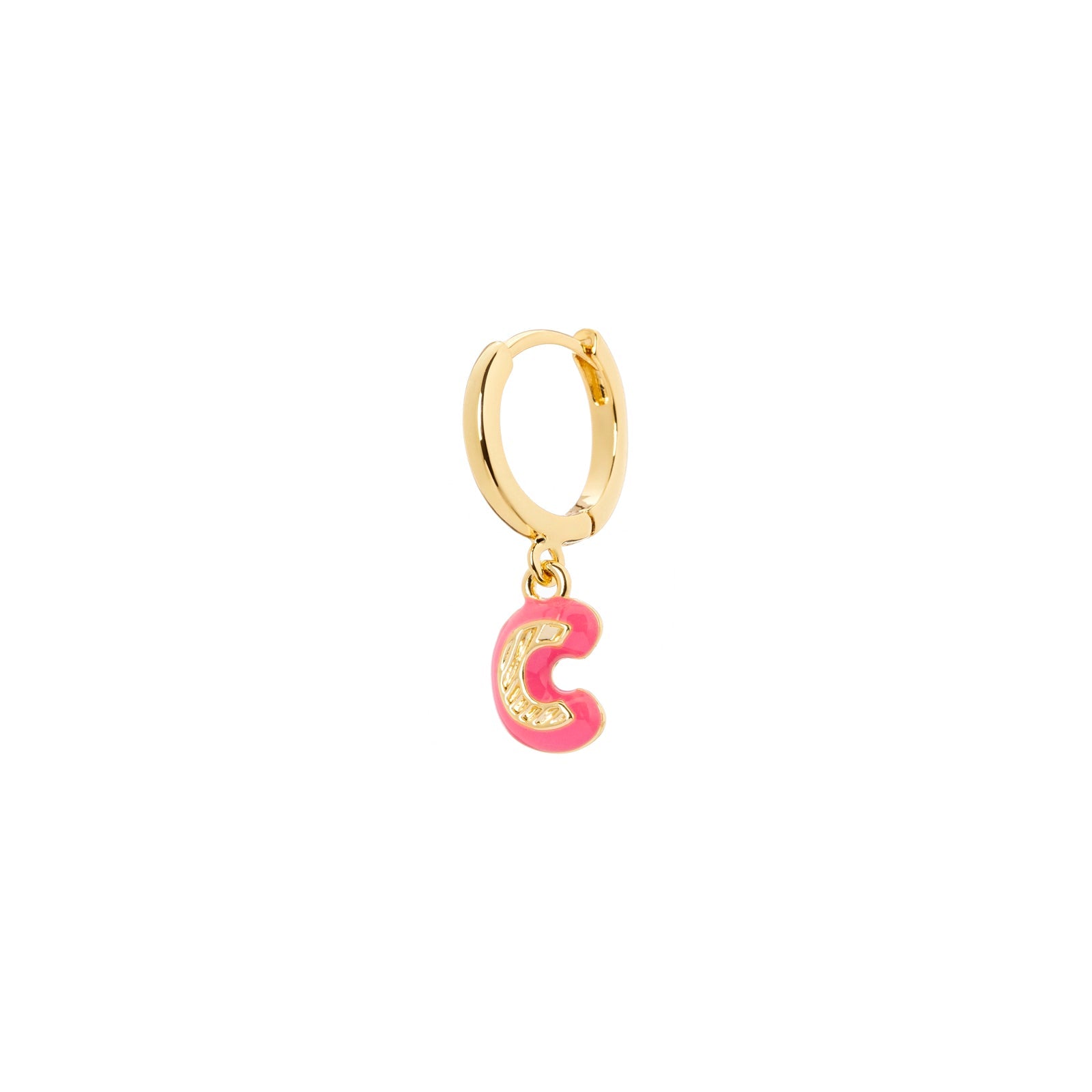 Mono orecchino lettera C Charming Letters - Lettera c - Sodini Bijoux