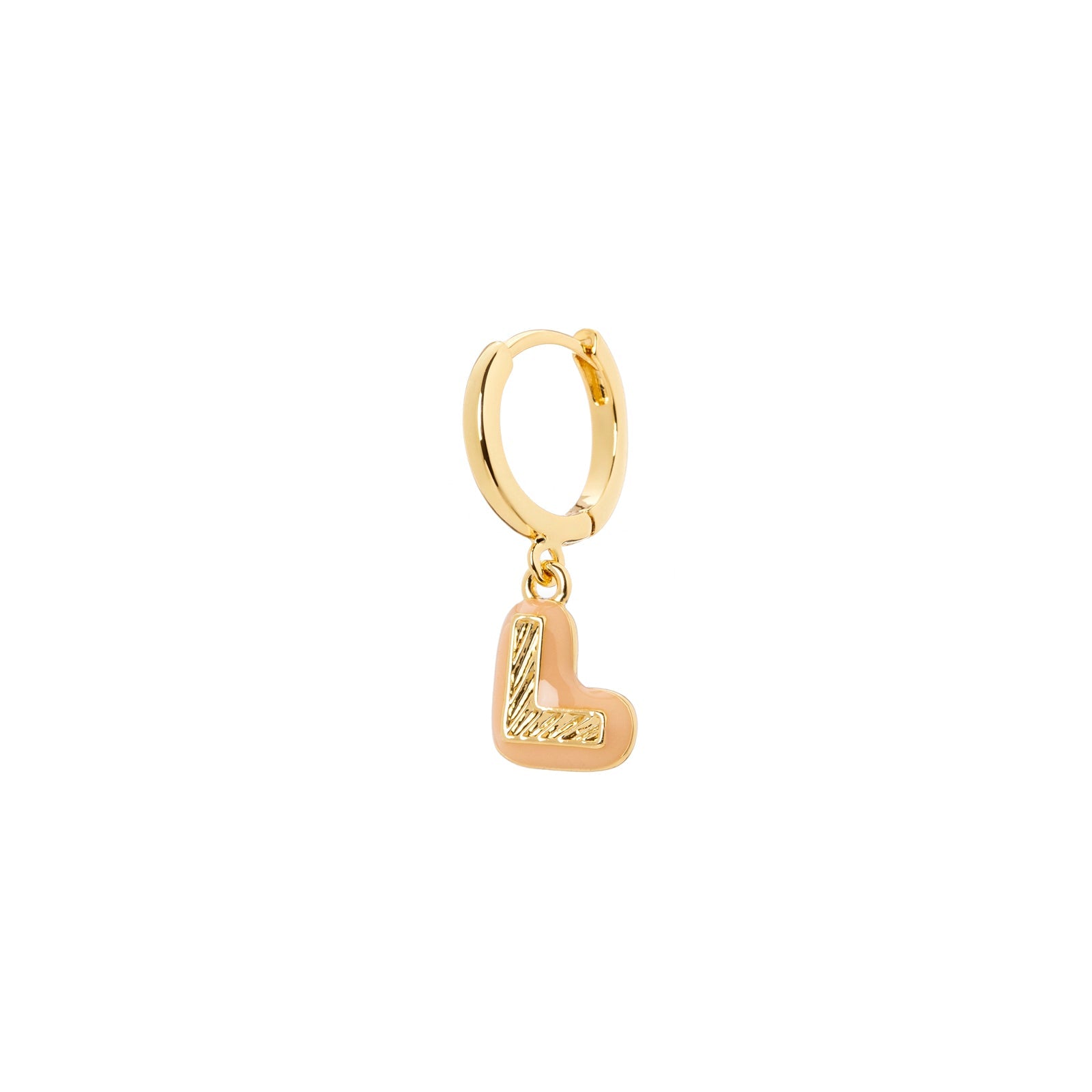Mono earring letter L Charming Letters - Letter l - Sodini Bijoux