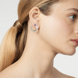 Little hoop earrings Ishtar - Multicolor - Sodini Bijoux