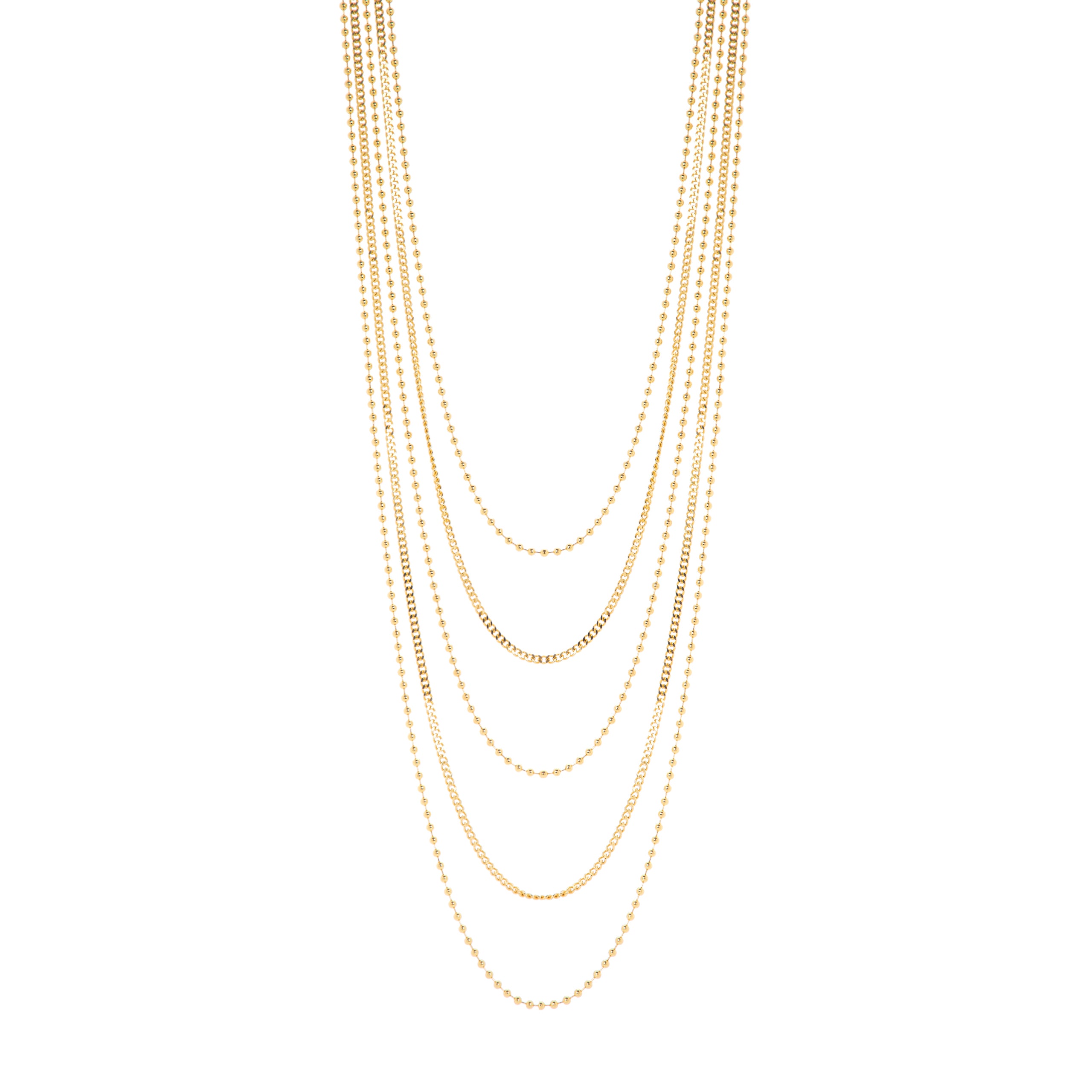 Collana multifilo Sissi - Oro - Sodini Bijoux