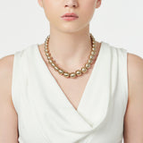 Degrade short necklace Sissi - Matt bronze - Sodini Bijoux