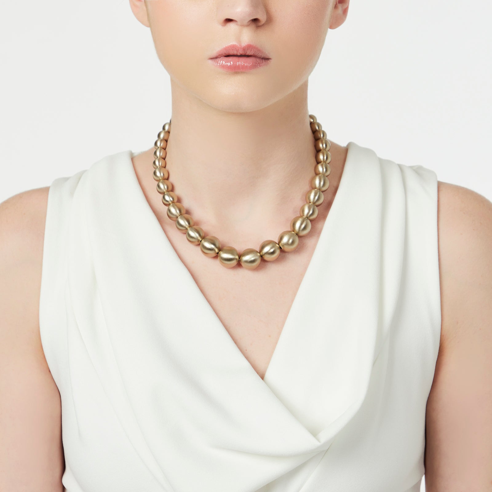 Degrade short necklace Sissi - Matt bronze - Sodini Bijoux