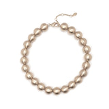 Collana corta maxi boule Sissi - Bronzo opaco - Sodini Bijoux