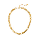 Collana corta grandi boule Sissi - Oro opaco - Sodini Bijoux