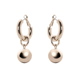 Boule and headband earrings Sissi - Bronze - Sodini Bijoux