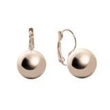 Orecchini grande sfera Sissi - Marrone - Sodini Bijoux