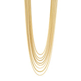 Collana multifilo lunga Cleopatra - Oro - Sodini Bijoux