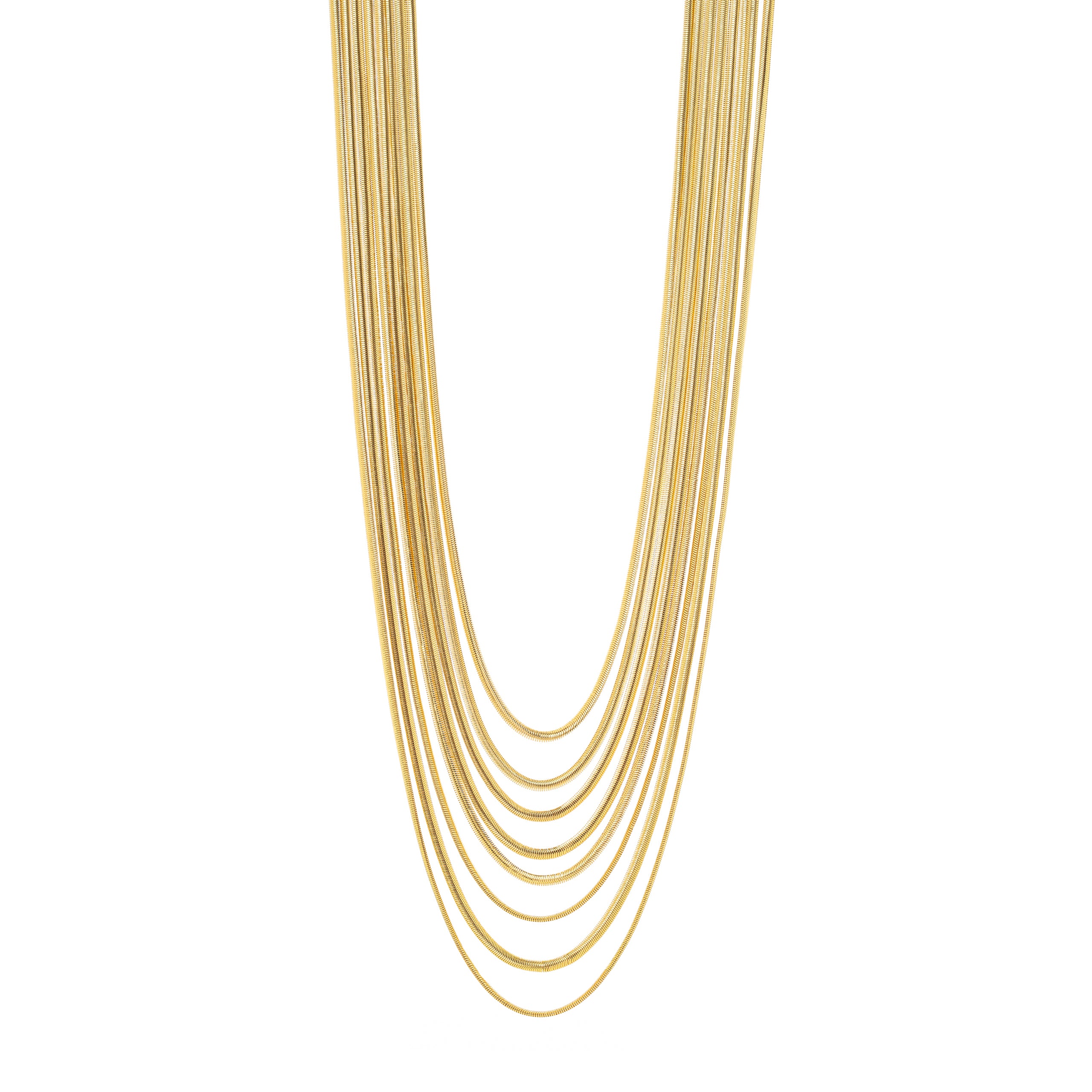 Collana multifilo lunga Cleopatra - Oro - Sodini Bijoux
