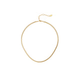 Light serpentine knit crew-neck Cleopatra - Gold - Sodini Bijoux