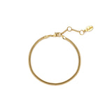 Light serpentine mesh bracelet Cleopatra - Gold - Sodini Bijoux