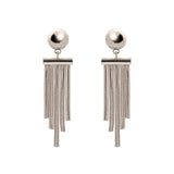 Barrette and fringe earrings Cleopatra - Bronze - Sodini Bijoux