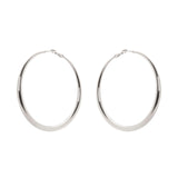 Big hoop earrings Isabel - Silver - Sodini Bijoux