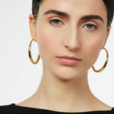 Large hoop earrings Isabel - Gold - Sodini Bijoux