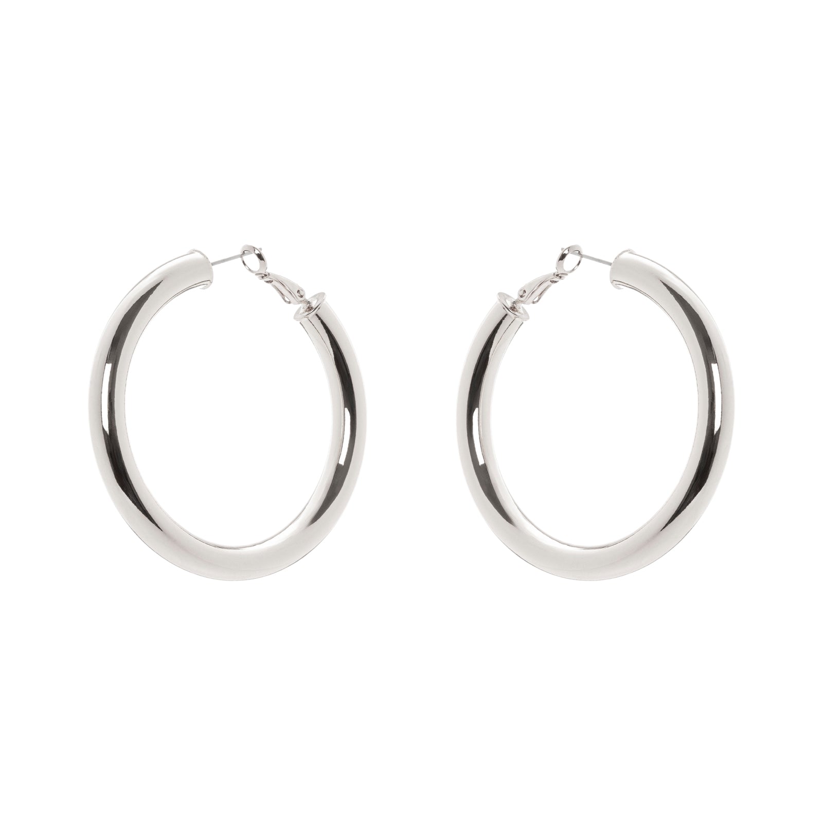 Orecchini a cerchio medio Isabel - Argento - Sodini Bijoux