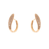 Orecchini mini cerchio affusolato Ginevra - Oro - Sodini Bijoux