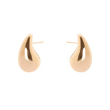 Domus Curved Drop Earrings - Gold - Sodini Bijoux