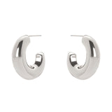 Orecchini cerchietto largo Domus - Argento - Sodini Bijoux