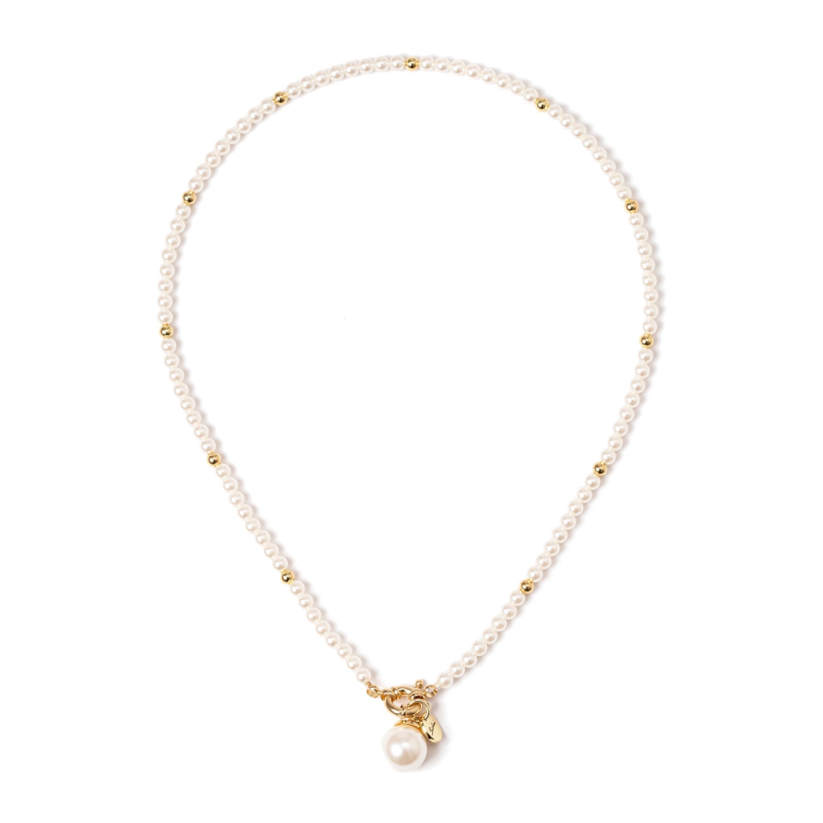 Collana corta con perla pendente Confettis - Bianco - Sodini Bijoux
