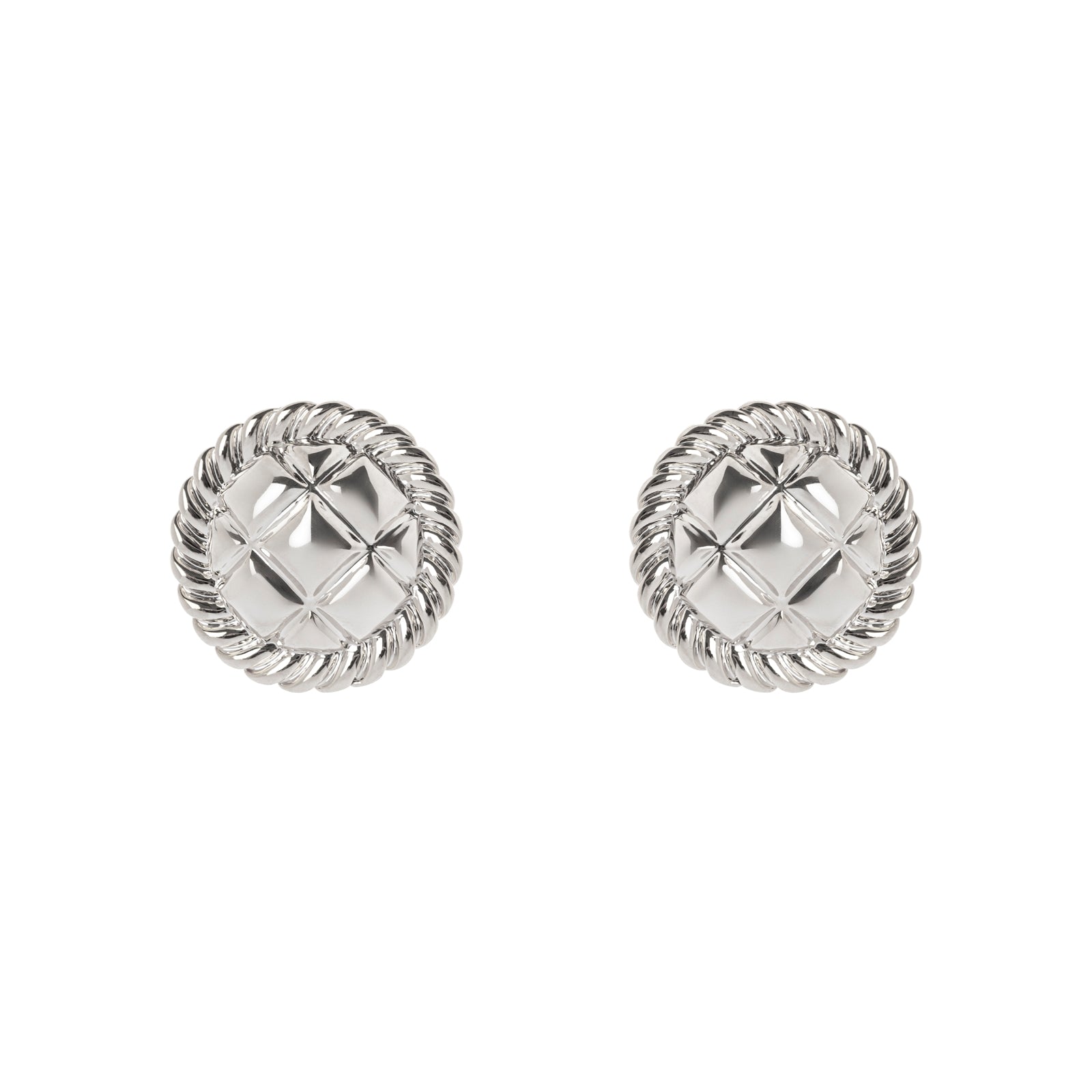 Orecchini a bottone Domus - Argento - Sodini Bijoux