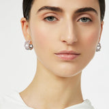 Hoop earrings and intertwined rings Ginevra - Silver - Sodini Bijoux