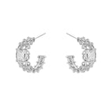 Orecchini a tre file e maglie intrecciate Ginevra - Argento - Sodini Bijoux