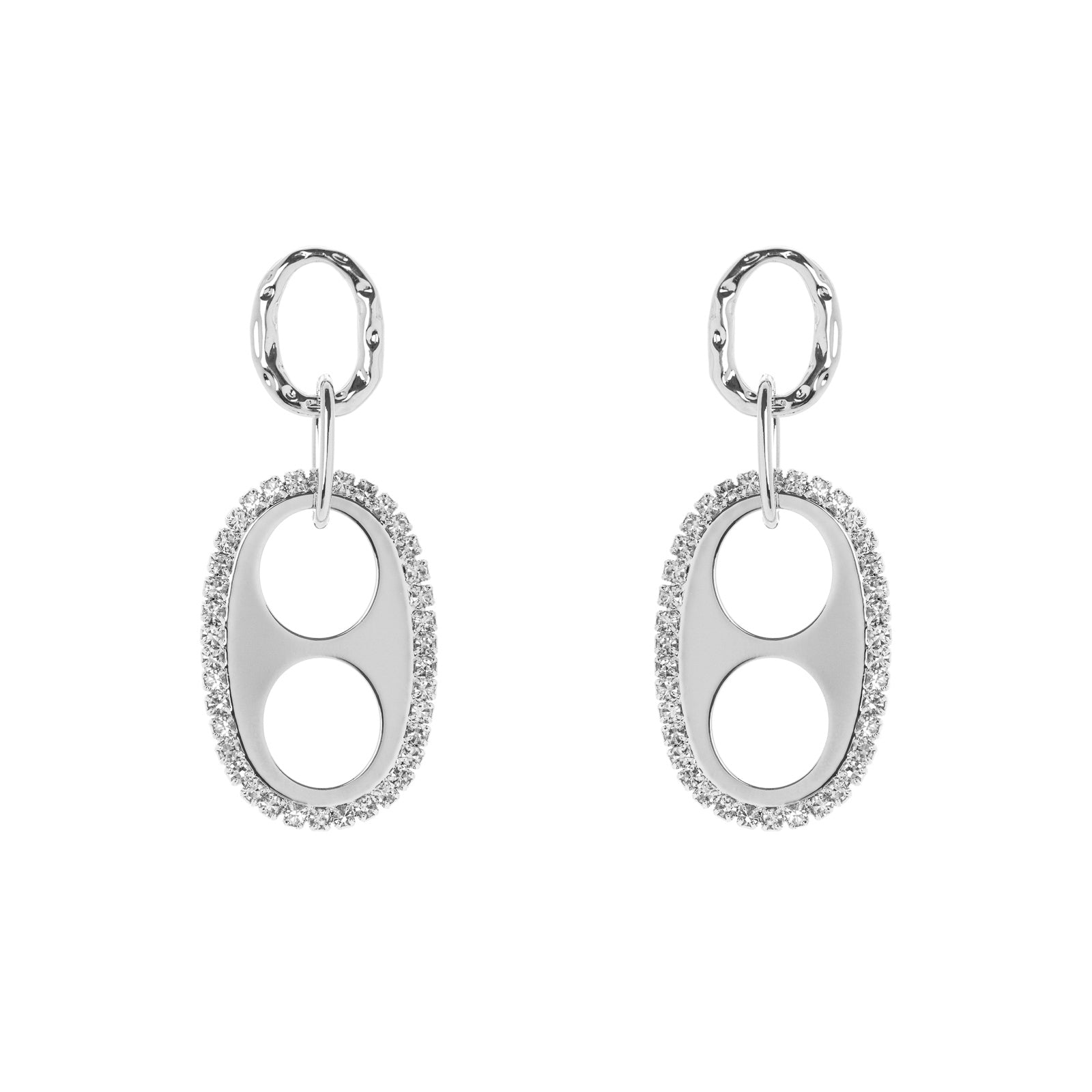 Orecchini con maglia marinara Ginevra - Argento - Sodini Bijoux