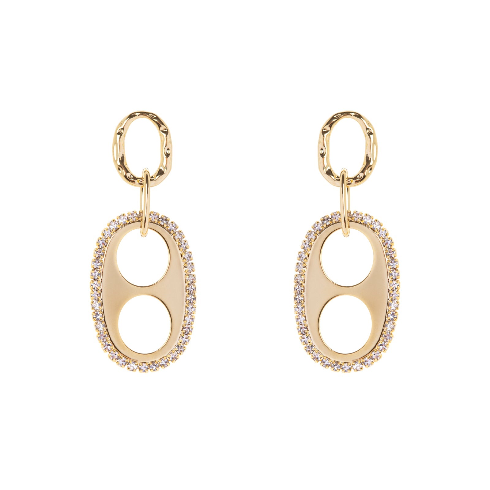 Orecchini con maglia marinara Ginevra - Oro - Sodini Bijoux