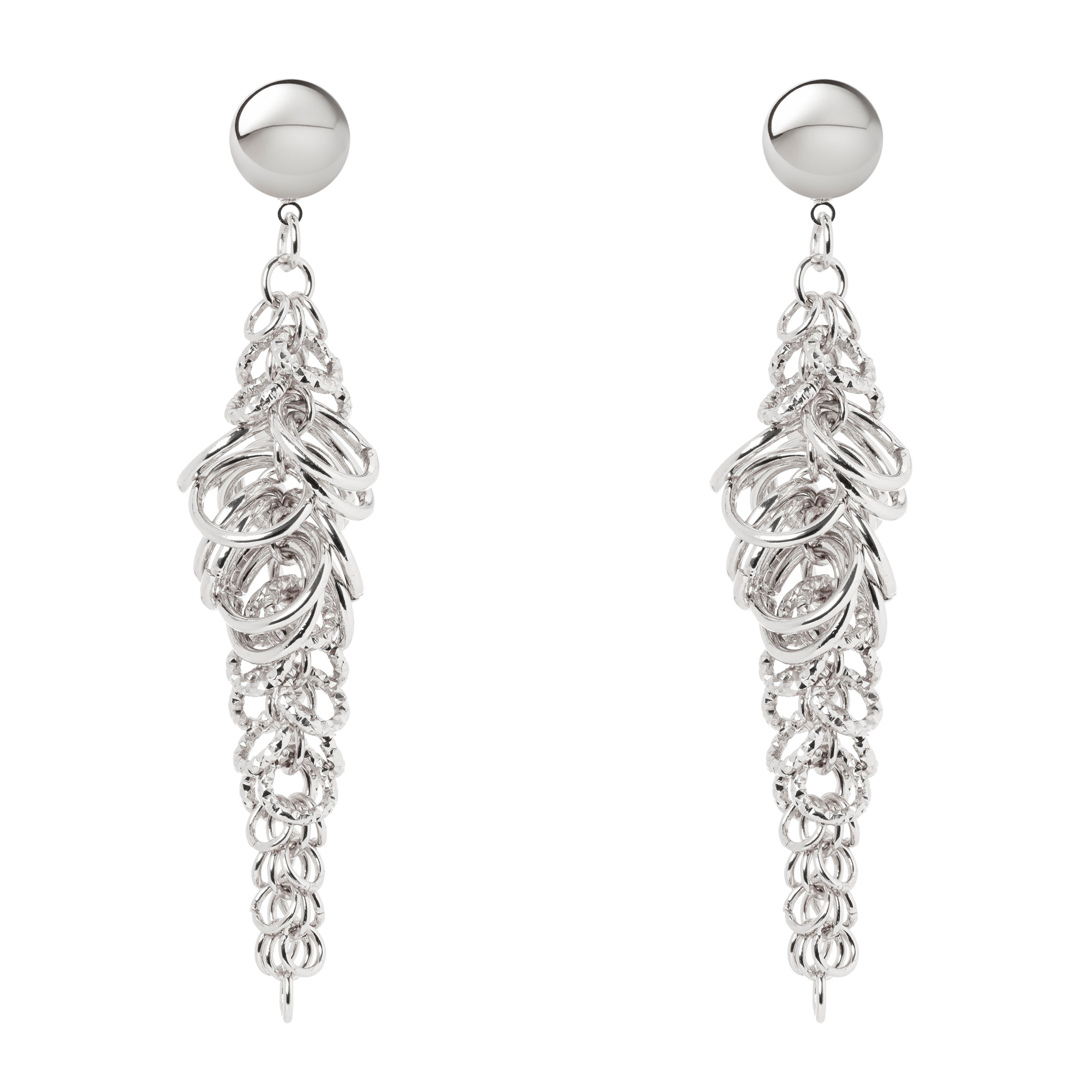 Orecchini lunghi Vasilissa - Argento - Sodini Bijoux