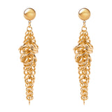 Orecchini lunghi Vasilissa - Oro - Sodini Bijoux