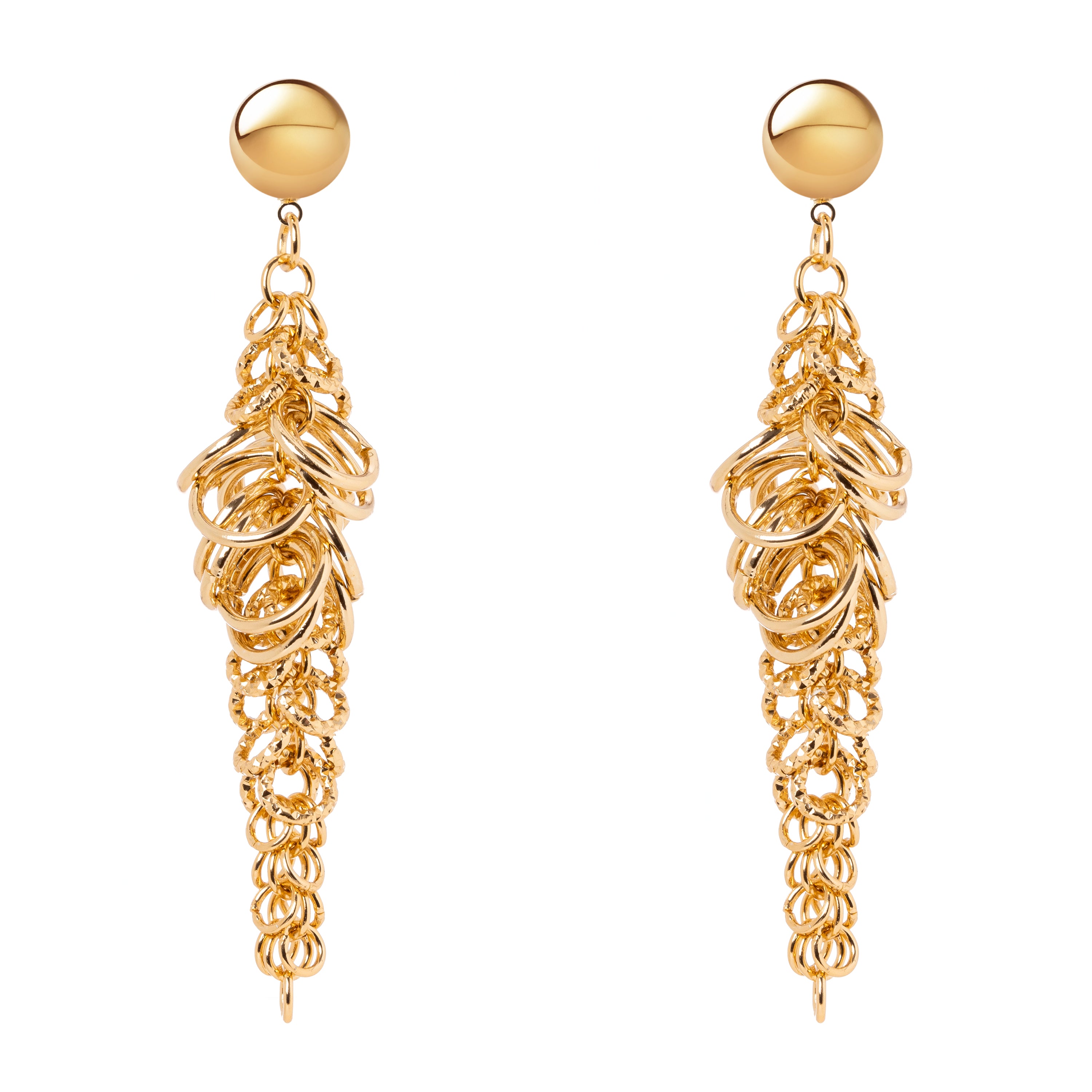 Orecchini lunghi Vasilissa - Oro - Sodini Bijoux
