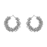 Orecchini a cerchio Vasilissa - Argento - Sodini Bijoux