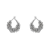 Piccoli orecchini a cerchio Vasilissa - Argento - Sodini Bijoux