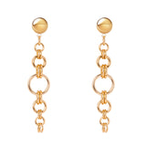 Orecchini ad anelli concatenati Vasilissa - Oro - Sodini Bijoux