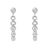 Orecchini ad anelli agganciati Vasilissa - Argento - Sodini Bijoux
