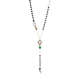 Collana a Y Kim - Verde - Sodini Bijoux