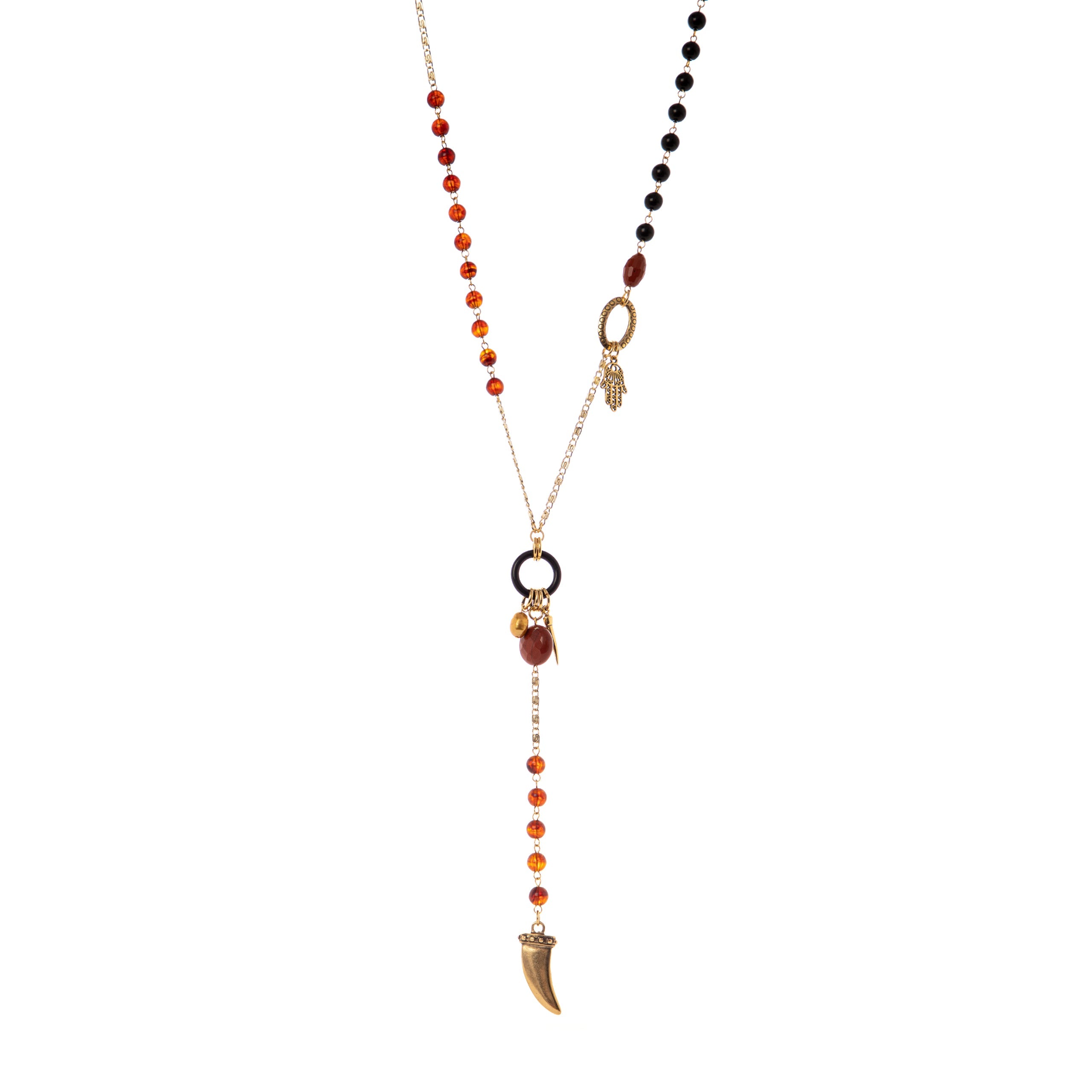 Collana a Y Kim - Arancio - Sodini Bijoux