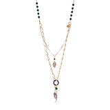 Collana a due fili Kim - Verde - Sodini Bijoux