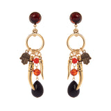 Orecchini lunghi Kim - Arancio - Sodini Bijoux