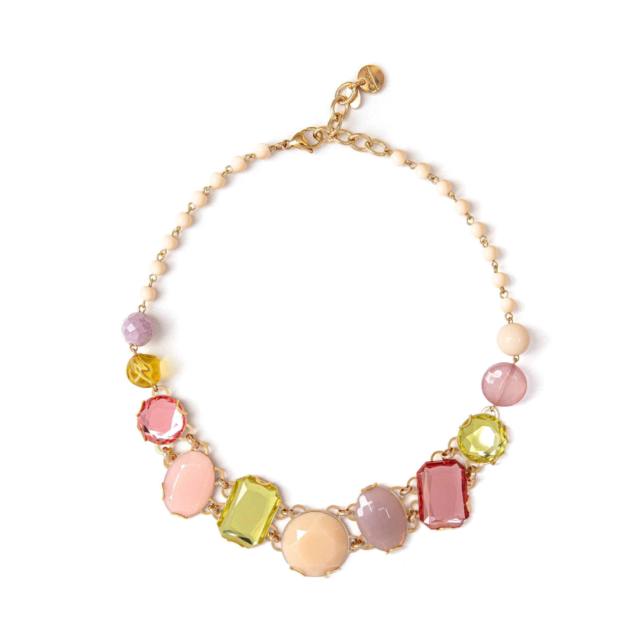 Girocollo boule e brillanti elementi Sunrise - Rosa - Sodini Bijoux