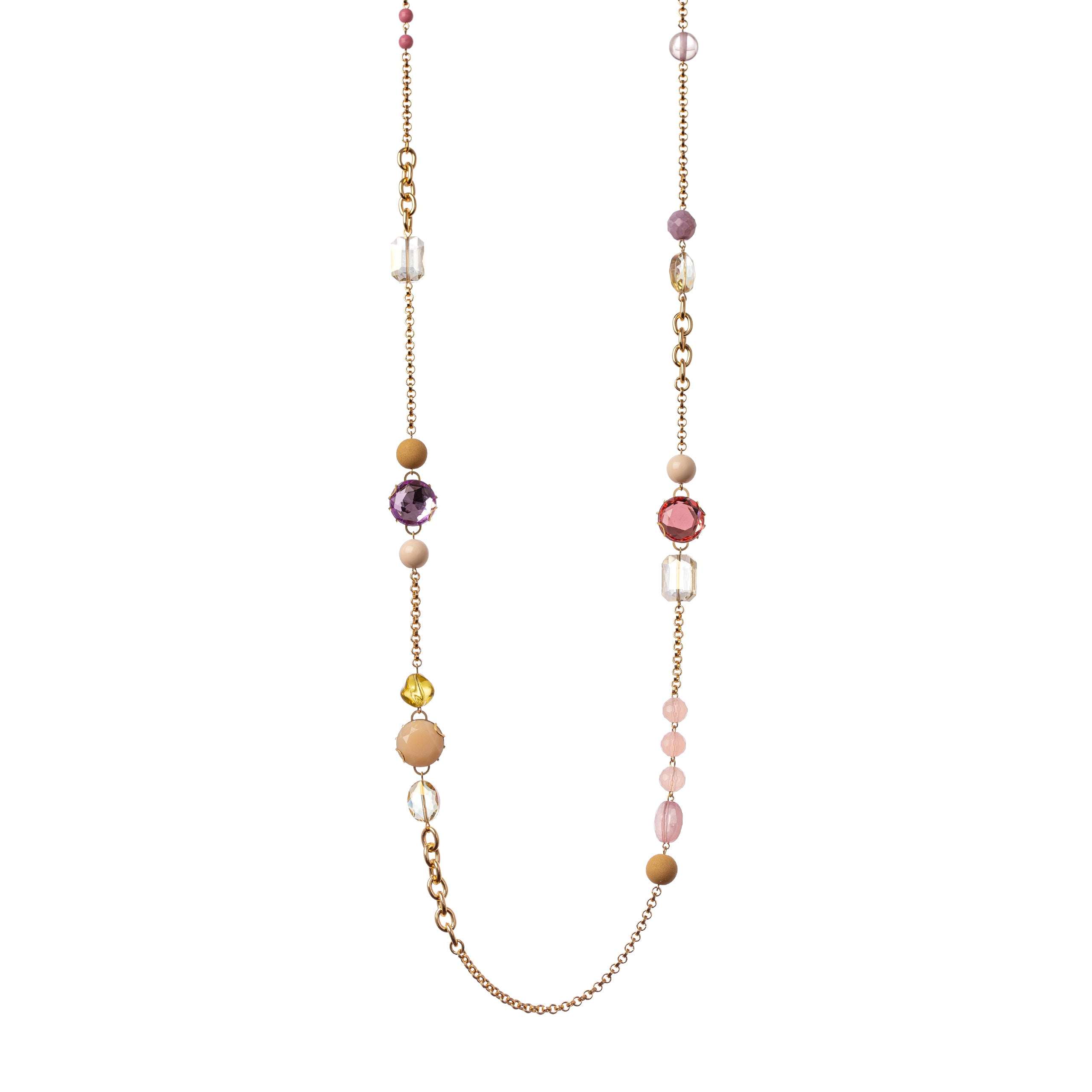 Collana lunga Sunrise - Rosa - Sodini Bijoux