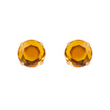 Orecchini punto luce sfaccettato Sunrise - Arancio - Sodini Bijoux